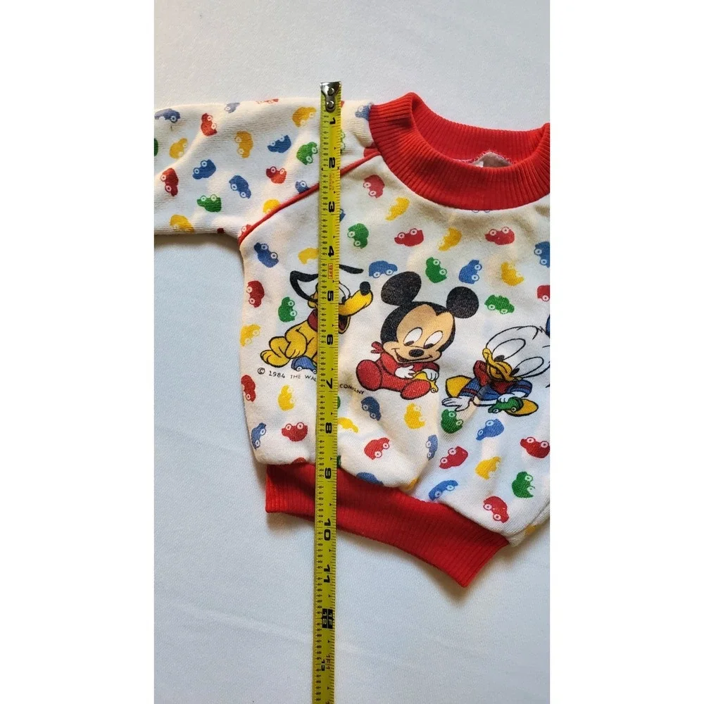 Vintage 80s Disney Baby By Confetti Knits Sweater Size Newborn To 6 Months Stain